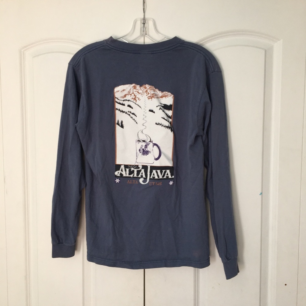 Anvil blue graphic Tee- Alta Java